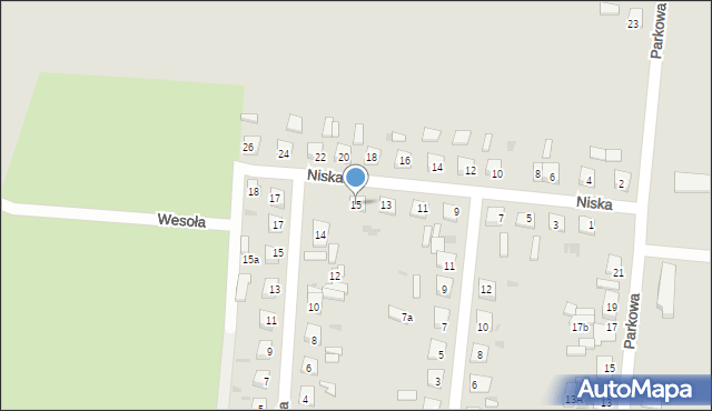 Piotrków Kujawski, Niska, 15, mapa Piotrków Kujawski