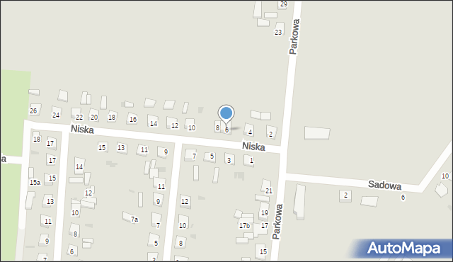 Piotrków Kujawski, Niska, 6, mapa Piotrków Kujawski