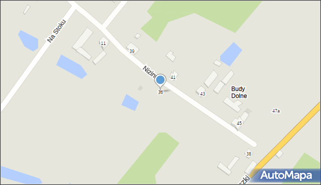 Płock, Nizinna, 36, mapa Płock