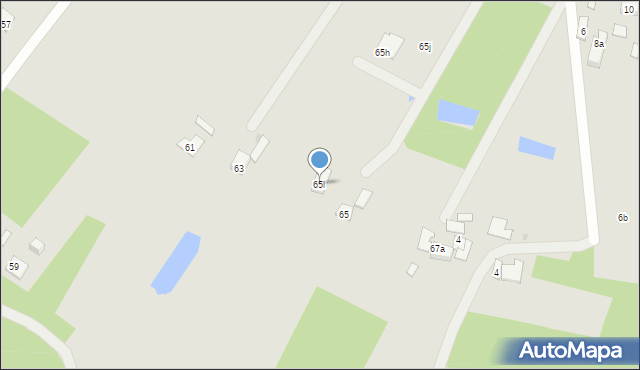 Płock, Nizinna, 65l, mapa Płock