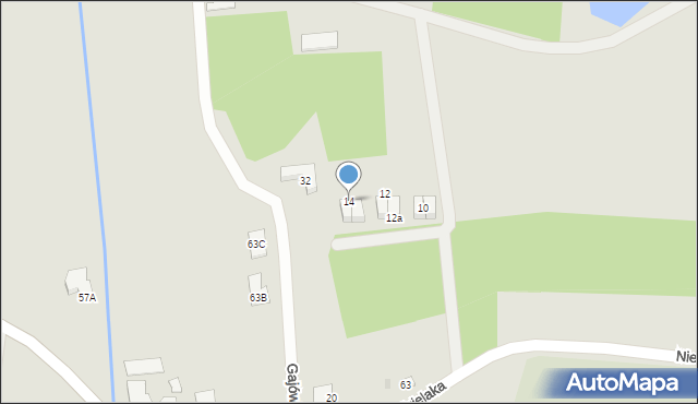 Płock, Niedzielaka Stefana, ks. prał., 14, mapa Płock