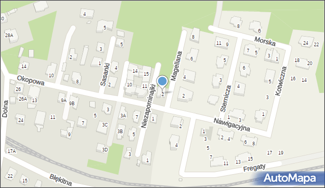 Pruszków, Niezapominajki, 2, mapa Pruszków