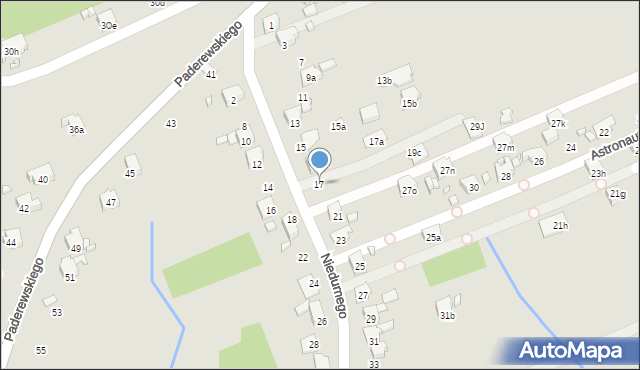 Pszów, Niedurnego Piotra, 17, mapa Pszów