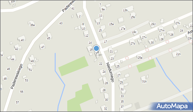 Pszów, Niedurnego Piotra, 20, mapa Pszów