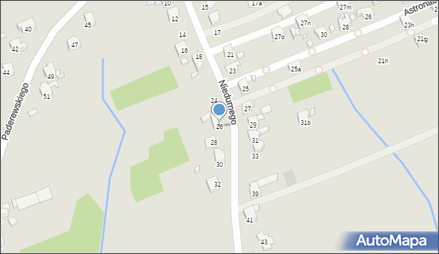 Pszów, Niedurnego Piotra, 26, mapa Pszów