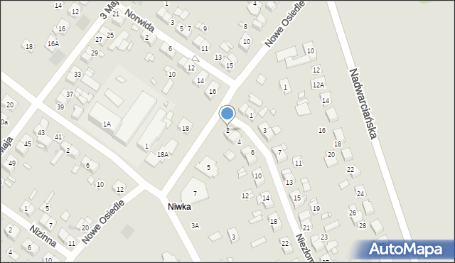 Puszczykowo, Niezłomnych, 2, mapa Puszczykowo