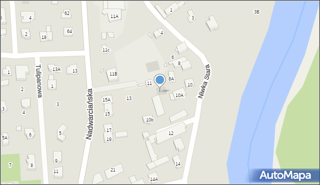 Puszczykowo, Niwka Stara, 10d, mapa Puszczykowo