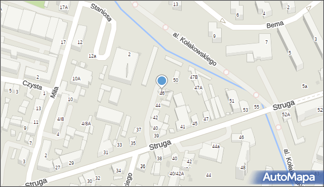 Radom, Niedziałkowskiego Mieczysława, 46, mapa Radomia