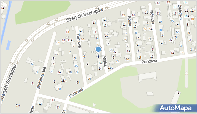 Radom, Niska, 3, mapa Radomia