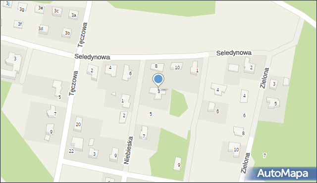 Radomia, Niebieska, 3, mapa Radomia