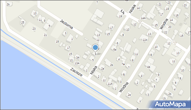 Raszyn, Niska, 7, mapa Raszyn