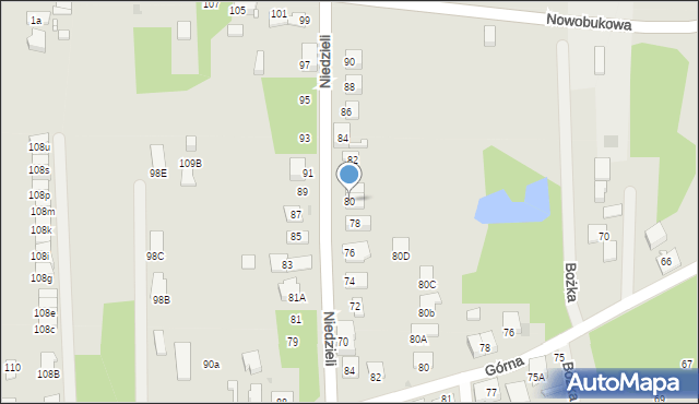 Ruda Śląska, Niedzieli Józefa, ks., 80, mapa Rudy Śląskiej