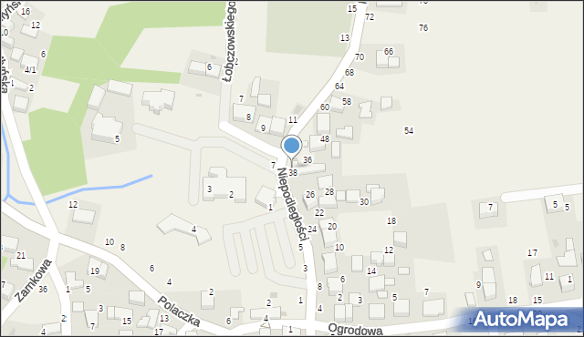 Rudawa, Niepodległości, 40, mapa Rudawa