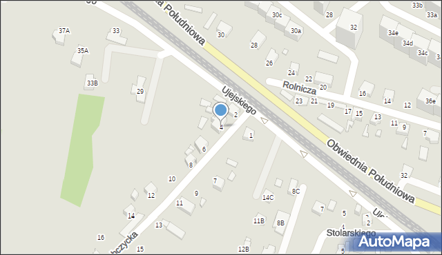 Rybnik, Niedobczycka, 4, mapa Rybnika