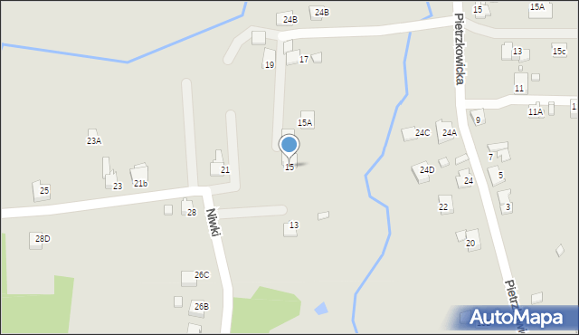 Rydułtowy, Niwki, 15, mapa Rydułtowy
