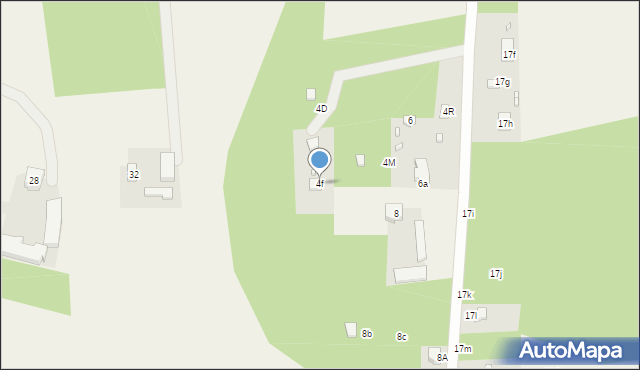 Rzeczyca, Niska, 4f, mapa Rzeczyca