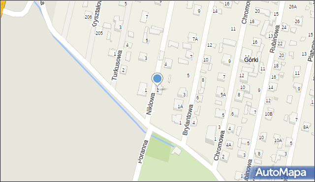 Sadków, Niklowa, 2, mapa Sadków