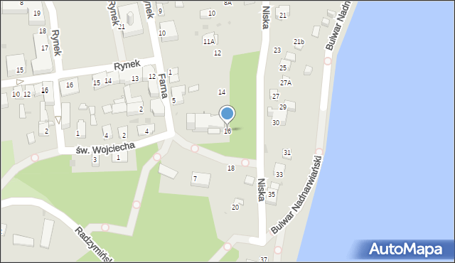 Serock, Niska, 16, mapa Serock