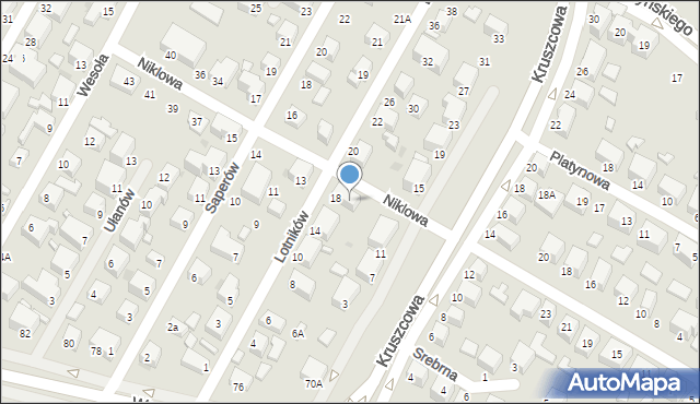 Siedlce, Niklowa, 31, mapa Siedlce