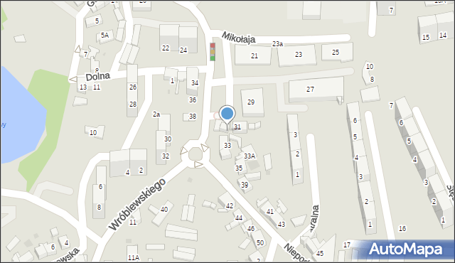 Siemianowice Śląskie, Niepodległości, 31A, mapa Siemianowice Śląskie