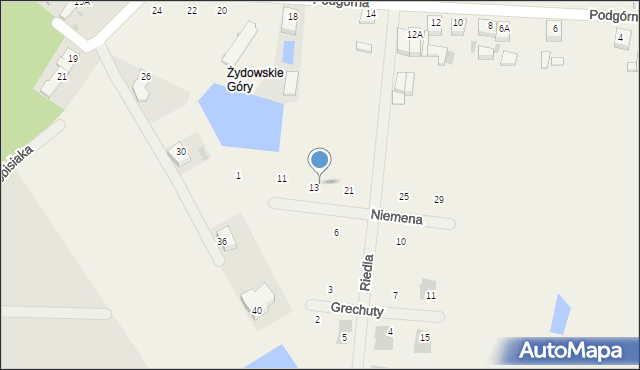 Sierakowo, Niemena Czesława, 19, mapa Sierakowo
