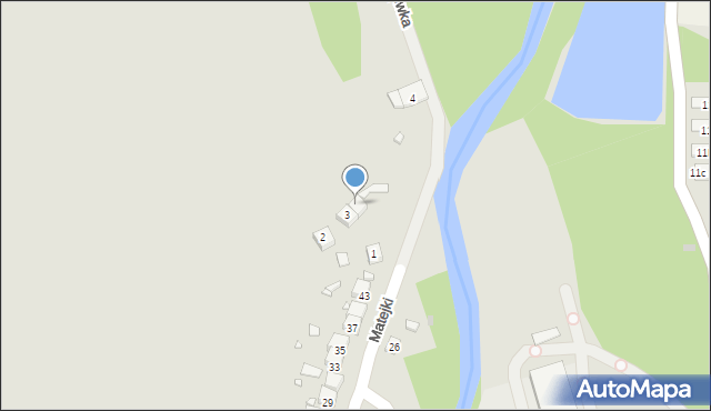 Sławków, Niwka, 3a, mapa Sławków