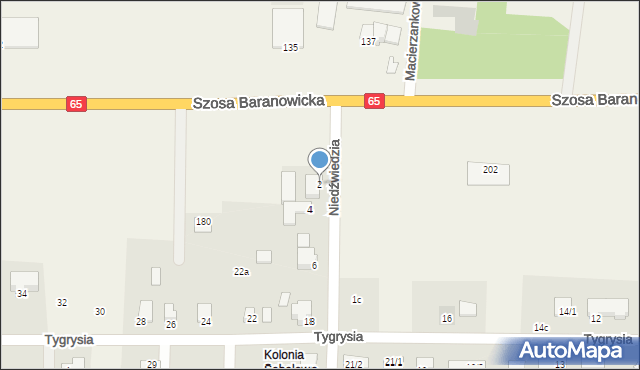 Sobolewo, Niedźwiedzia, 2, mapa Sobolewo