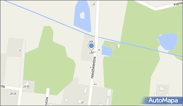 Sobolewo, Niedźwiedzia, 14b, mapa Sobolewo