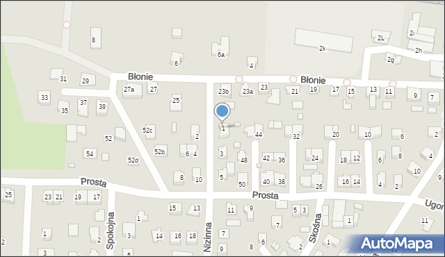 Solec Kujawski, Nizinna, 1, mapa Solec Kujawski