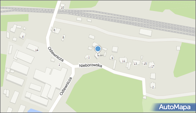 Stąporków, Nieborowska, 7, mapa Stąporków