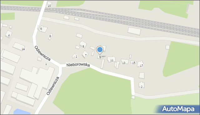 Stąporków, Nieborowska, 9, mapa Stąporków