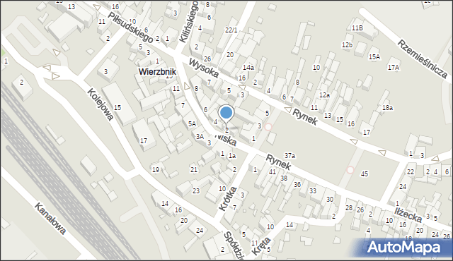 Starachowice, Niska, 2, mapa Starachowic