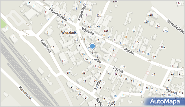 Starachowice, Niska, 4, mapa Starachowic