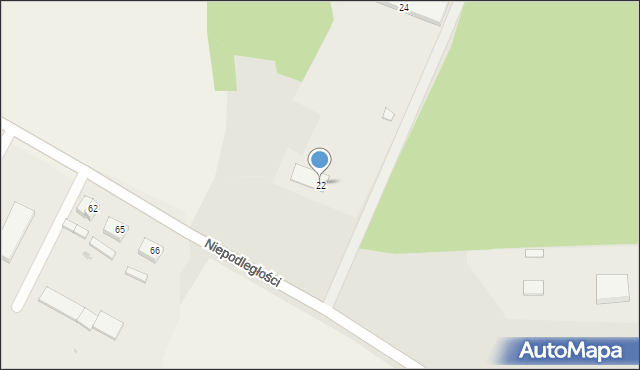 Strzegom, Niepodległości, 22, mapa Strzegom