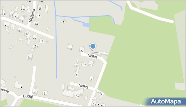 Suchedniów, Niska, 6, mapa Suchedniów