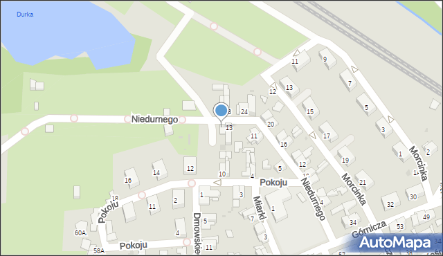 Świętochłowice, Niedurnego Piotra, 15, mapa Świętochłowice