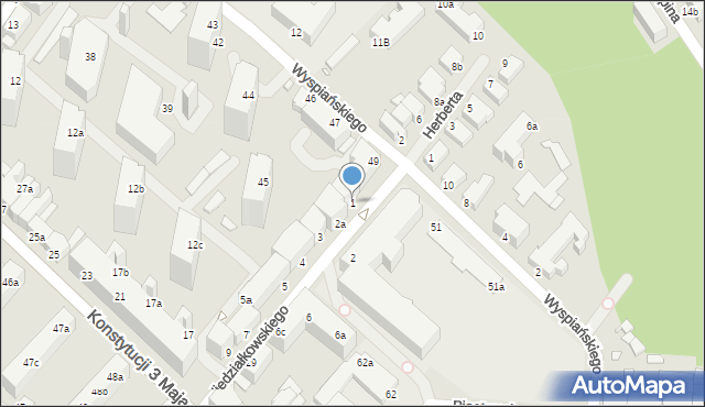 Świnoujście, Niedziałkowskiego Mieczysława, 1, mapa Świnoujście