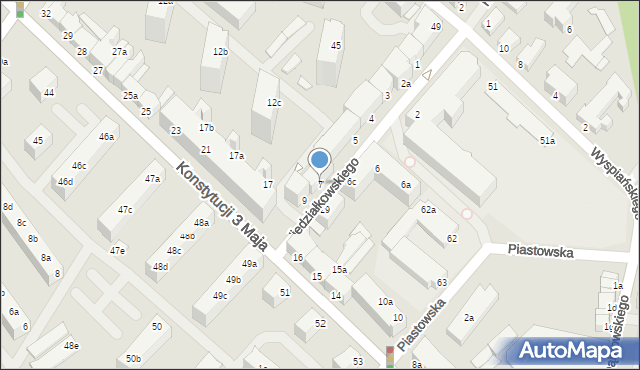 Świnoujście, Niedziałkowskiego Mieczysława, 7, mapa Świnoujście