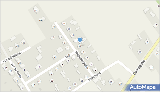 Sypniewo, Niepodległości, 10, mapa Sypniewo