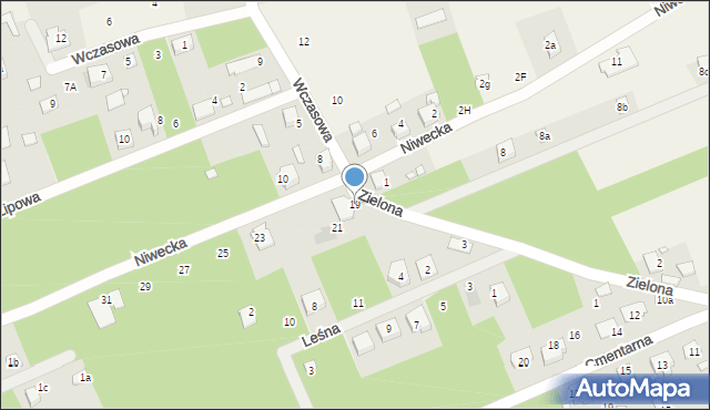 Szczedrzyk, Niwecka, 19, mapa Szczedrzyk