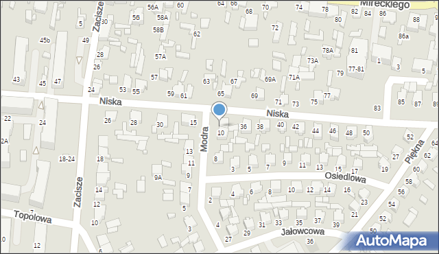 Tomaszów Mazowiecki, Niska, 34, mapa Tomaszów Mazowiecki