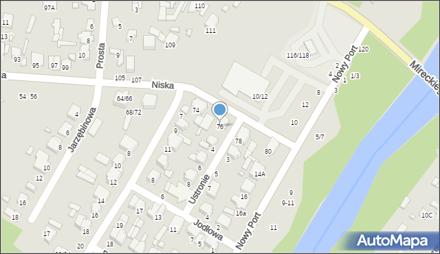 Tomaszów Mazowiecki, Niska, 76, mapa Tomaszów Mazowiecki