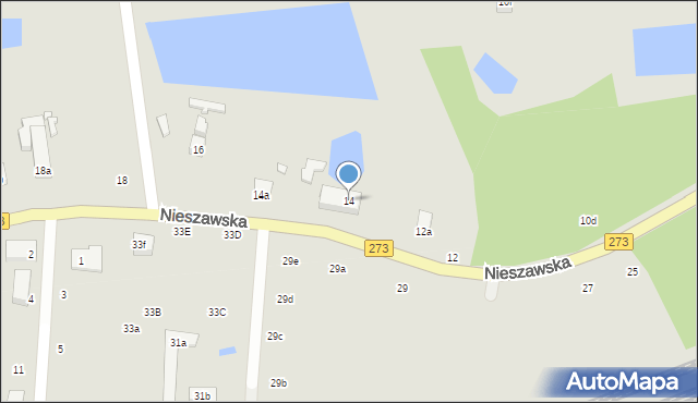 Toruń, Nieszawska, 14, mapa Torunia