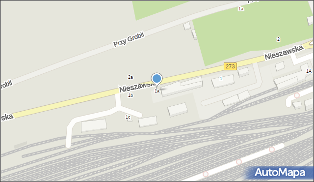 Toruń, Nieszawska, 1a, mapa Torunia