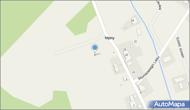 Uraz, Niziny, 10, mapa Uraz