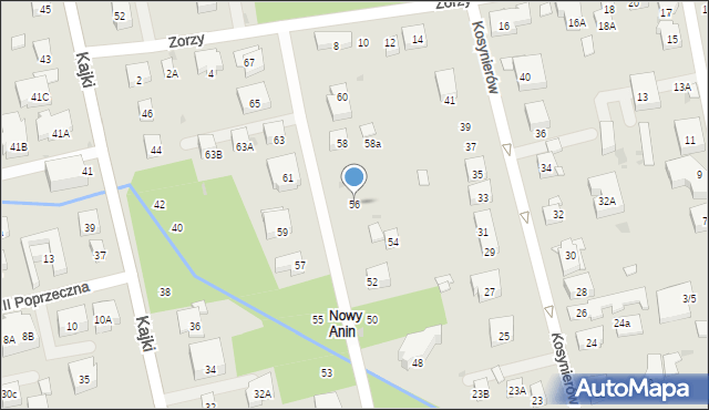 Warszawa, Niemodlińska, 56, mapa Warszawy