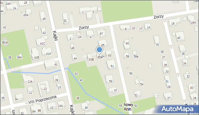 Warszawa, Niemodlińska, 63A, mapa Warszawy