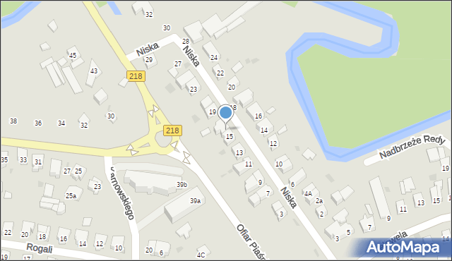 Wejherowo, Niska, 17, mapa Wejherowo