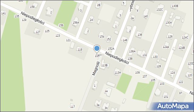 Wieliszew, Niepodległości, 115, mapa Wieliszew
