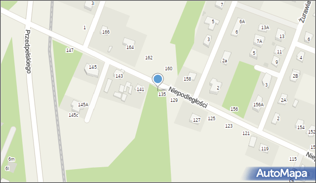 Wieliszew, Niepodległości, 137, mapa Wieliszew